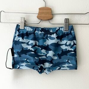 ⭐️ NEW Dot Australia 18-24 Months Nordstorm Blue Camouflage Swim Shorts